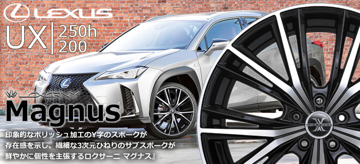 レクサス UX用 ホイール＆タイヤセット(マグナス・20インチ)